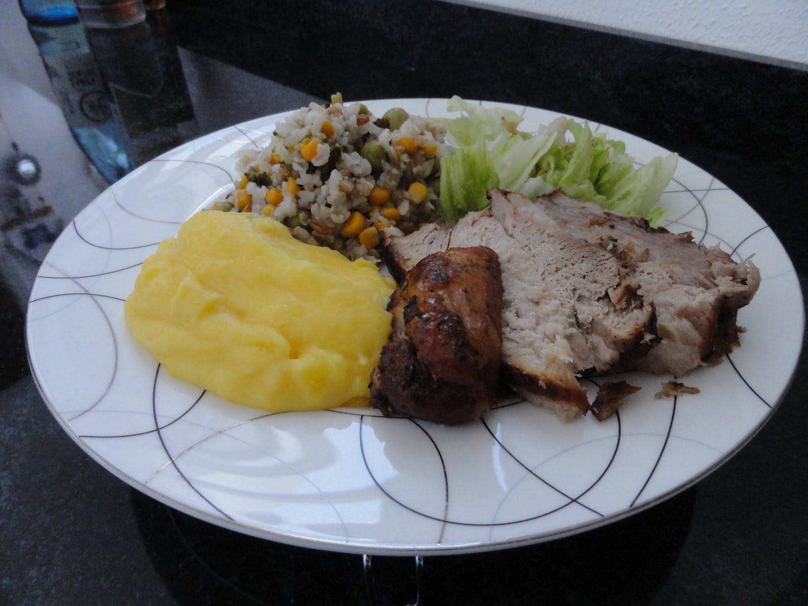 Paleta de porco assada no saquinho
