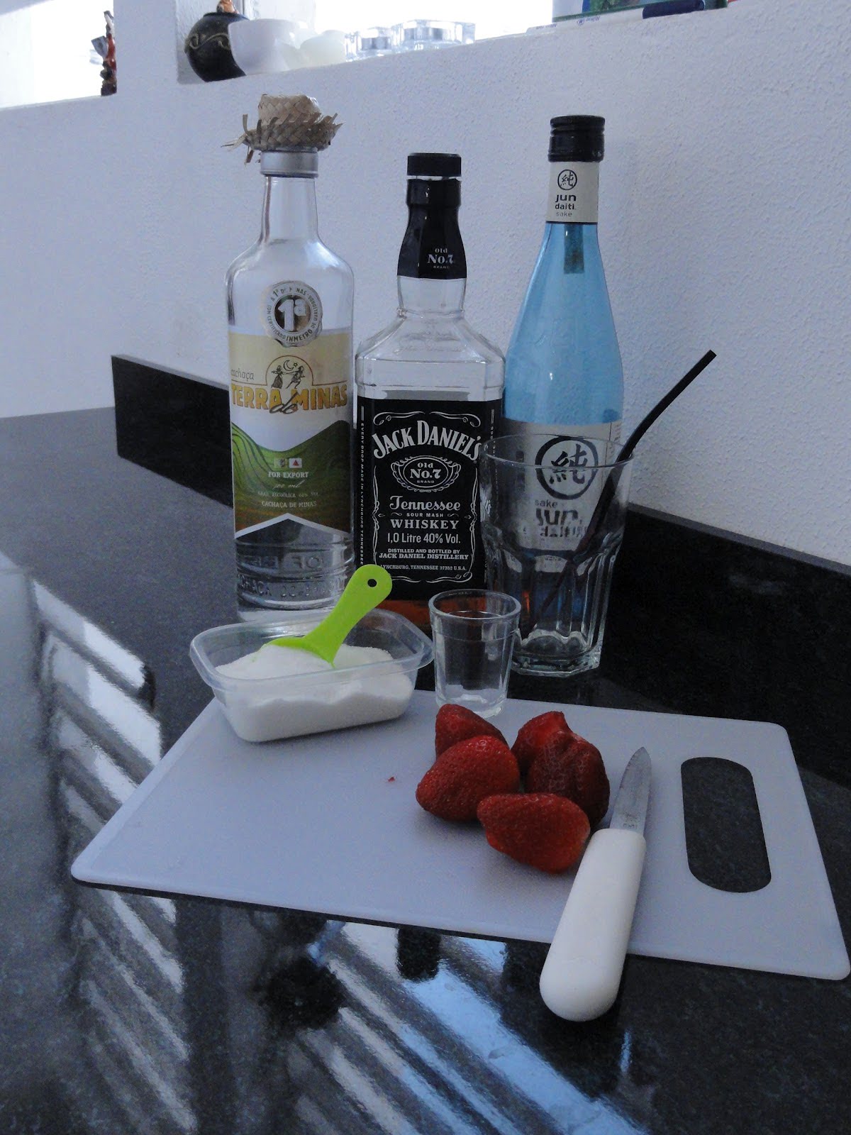 Caipirinha de morango