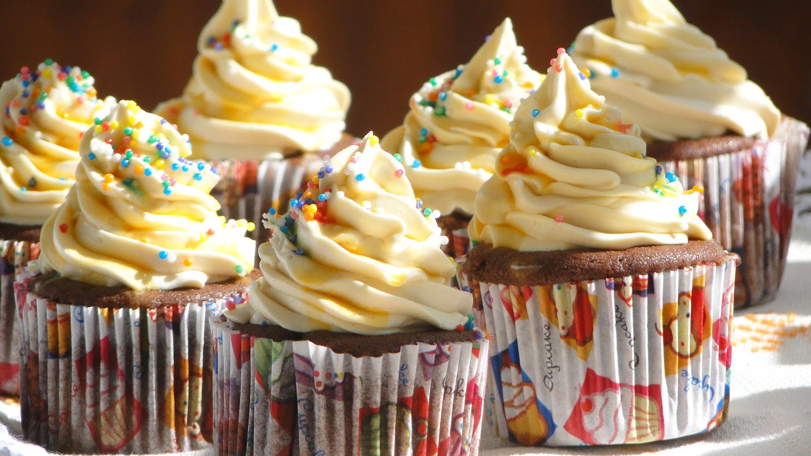 Cupcakes de trufa de maracujá