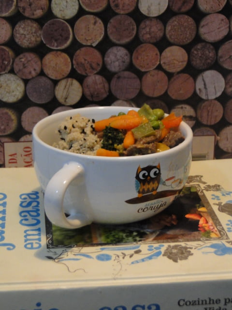 Couscous com carne ao garam masala