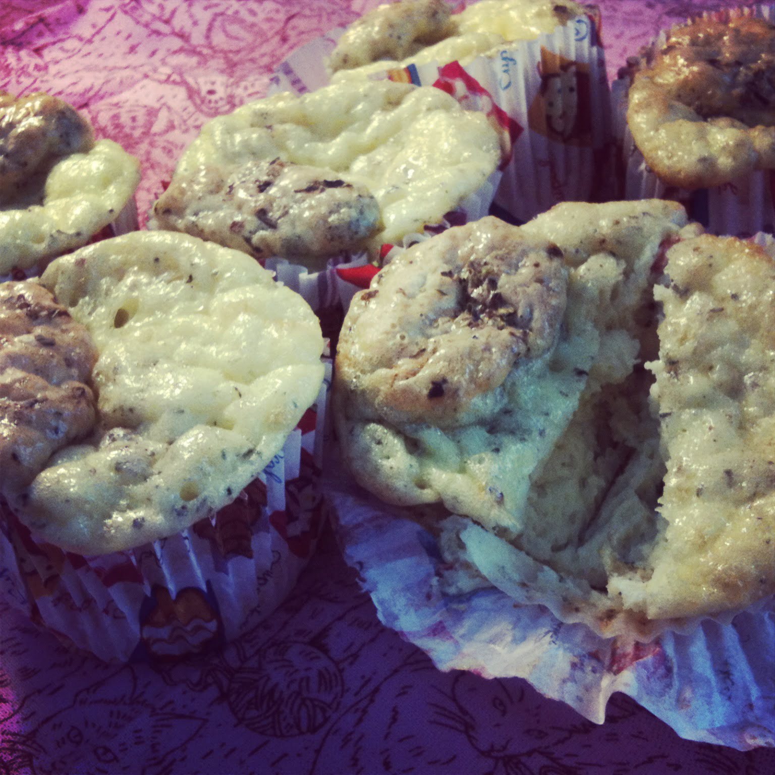 Muffin de gorgonzola sem carboidrato