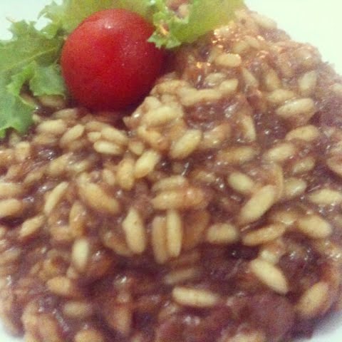 Risoto na panela de pressão
