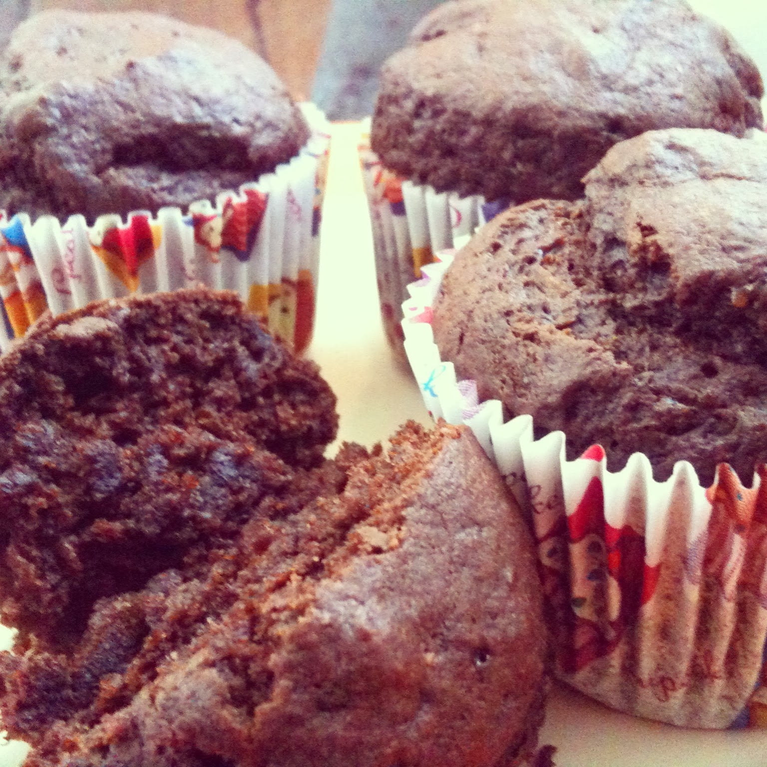 Muffin de banana e cacau da Nigella