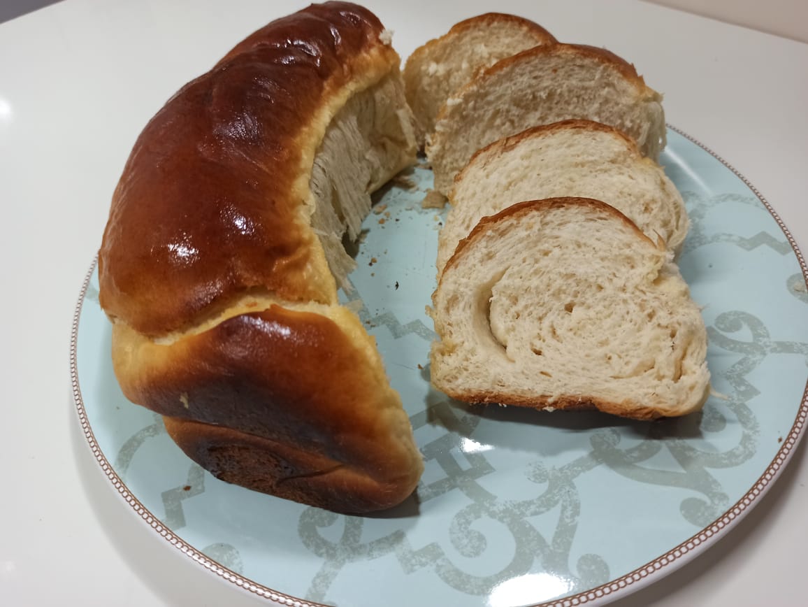 Pão caseiro em família