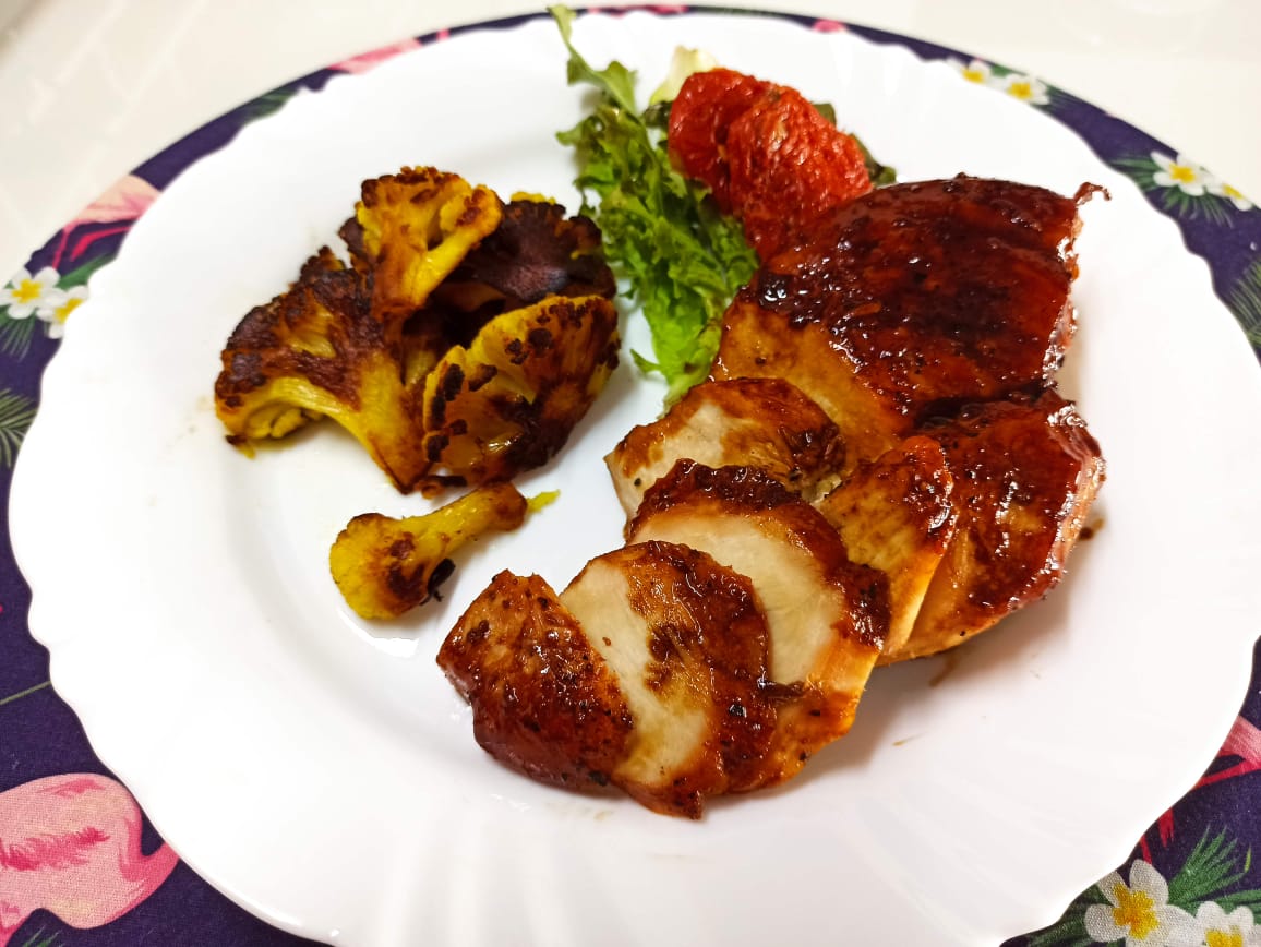 Peito de frango ao Jack Daniel’s