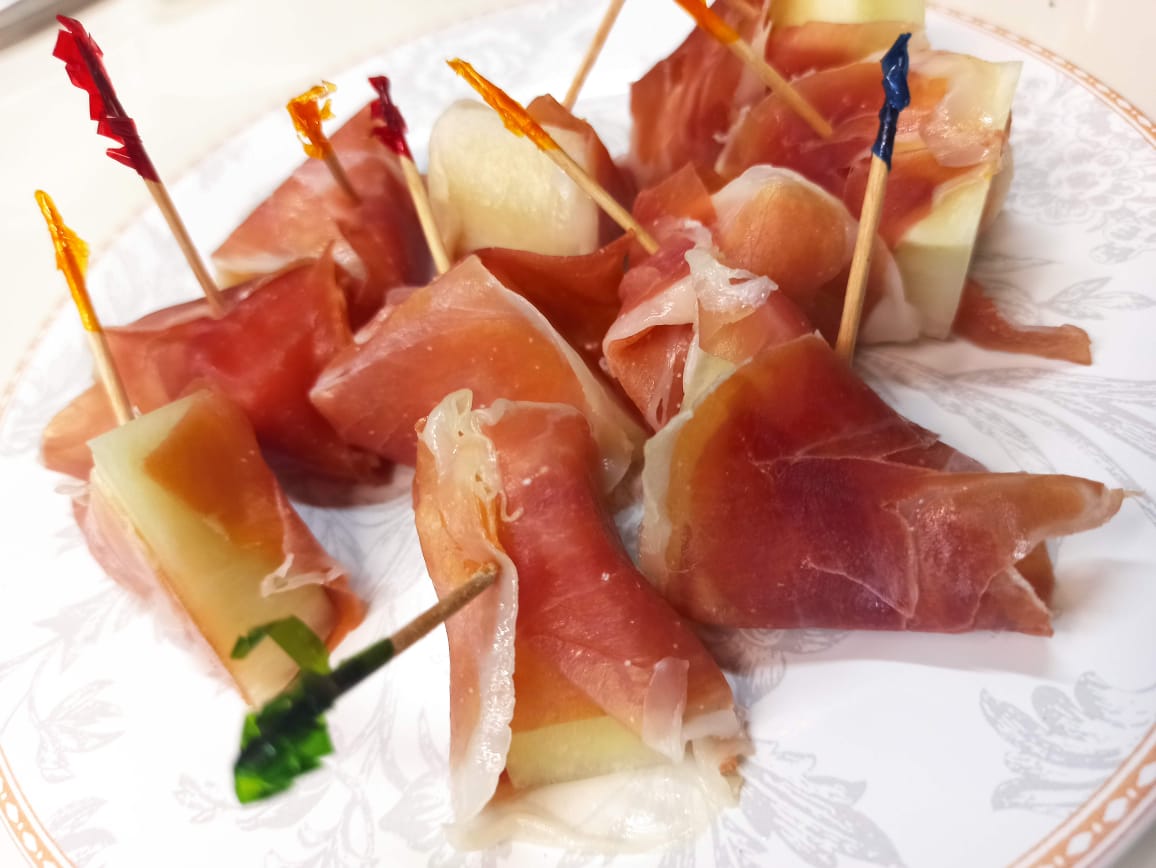 Melão com parma