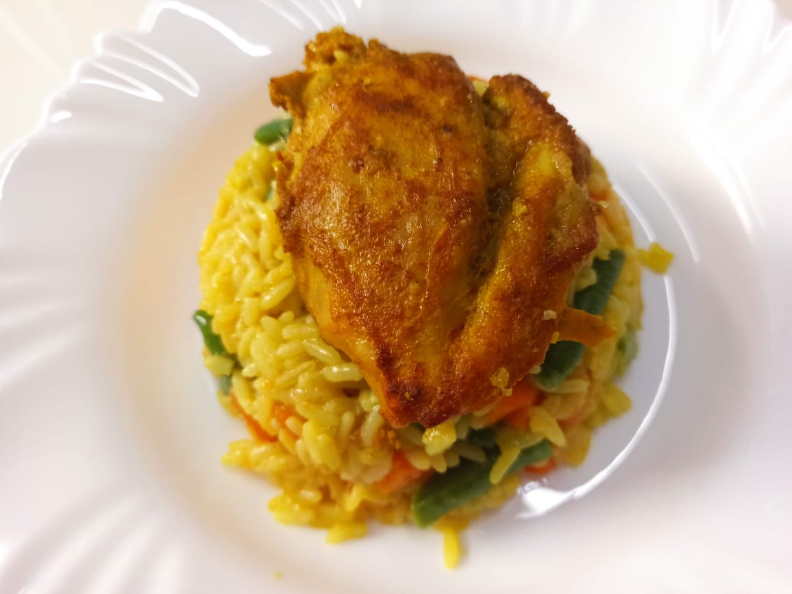 1Panela! Arroz com frango e curry