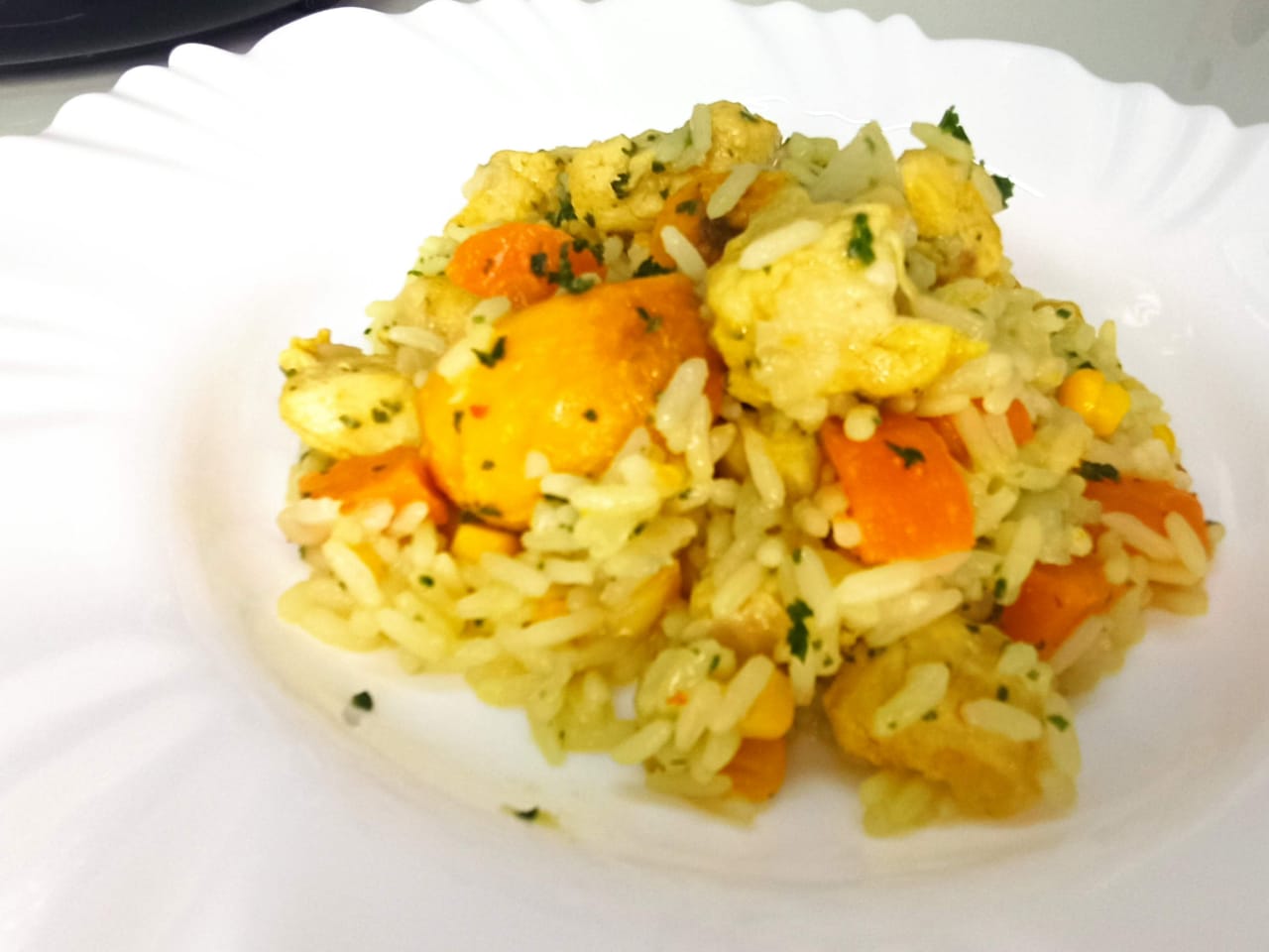 1Panela! Arroz com frango e pequi