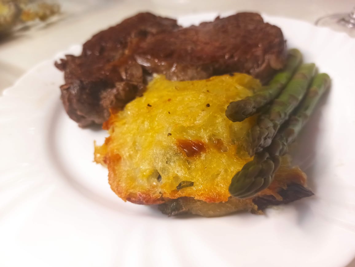 Batata rosti de forno
