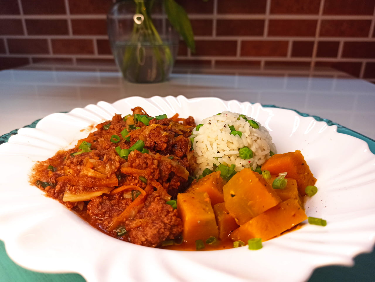 Carne moída na panela elétrica de arroz