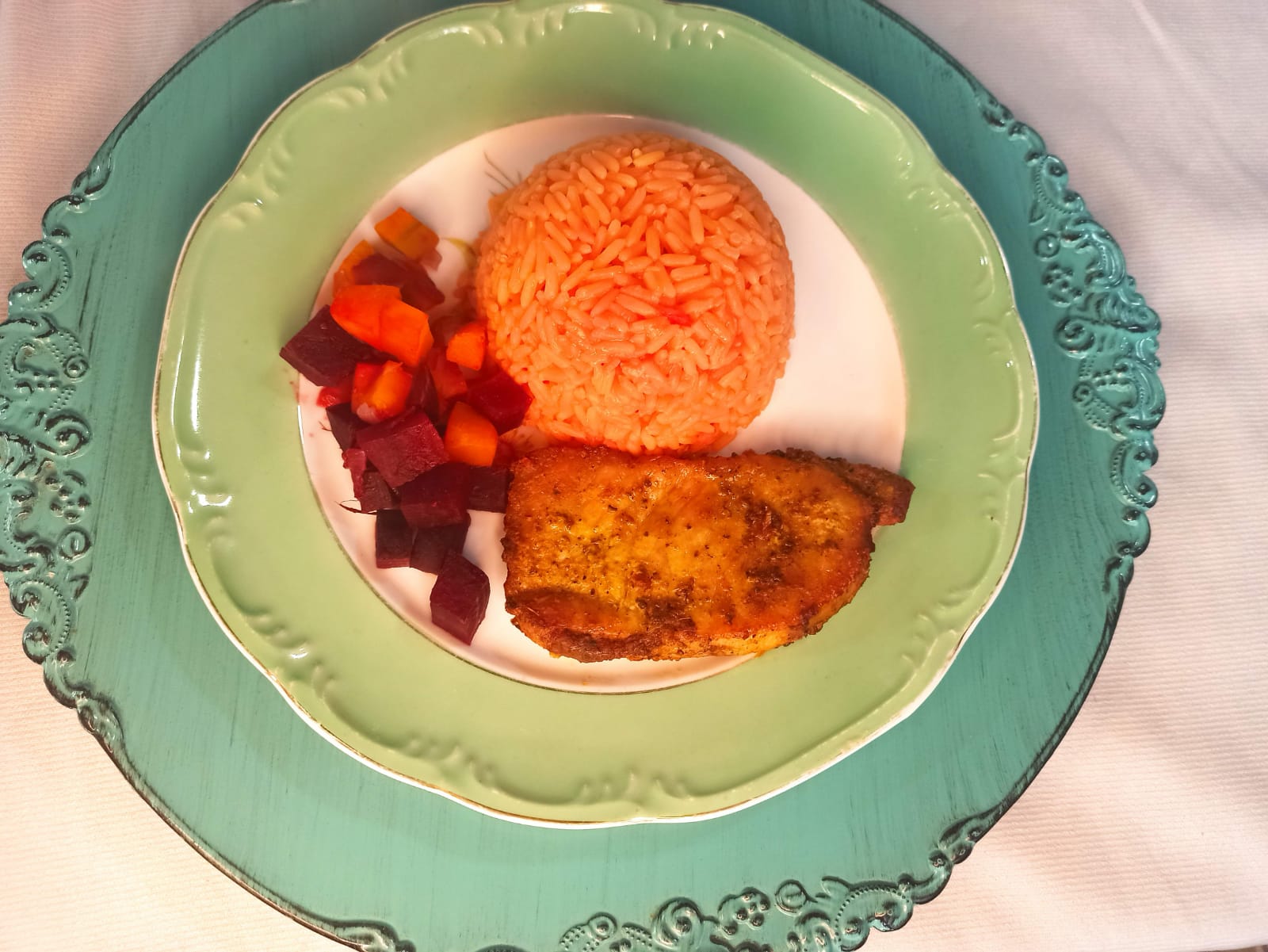 Bife de porco na airfryer